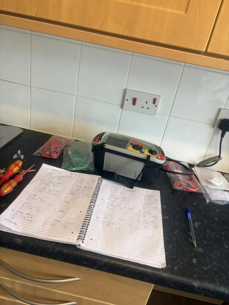 ElectroSecure completing an electrical inspection for a home in Darlington